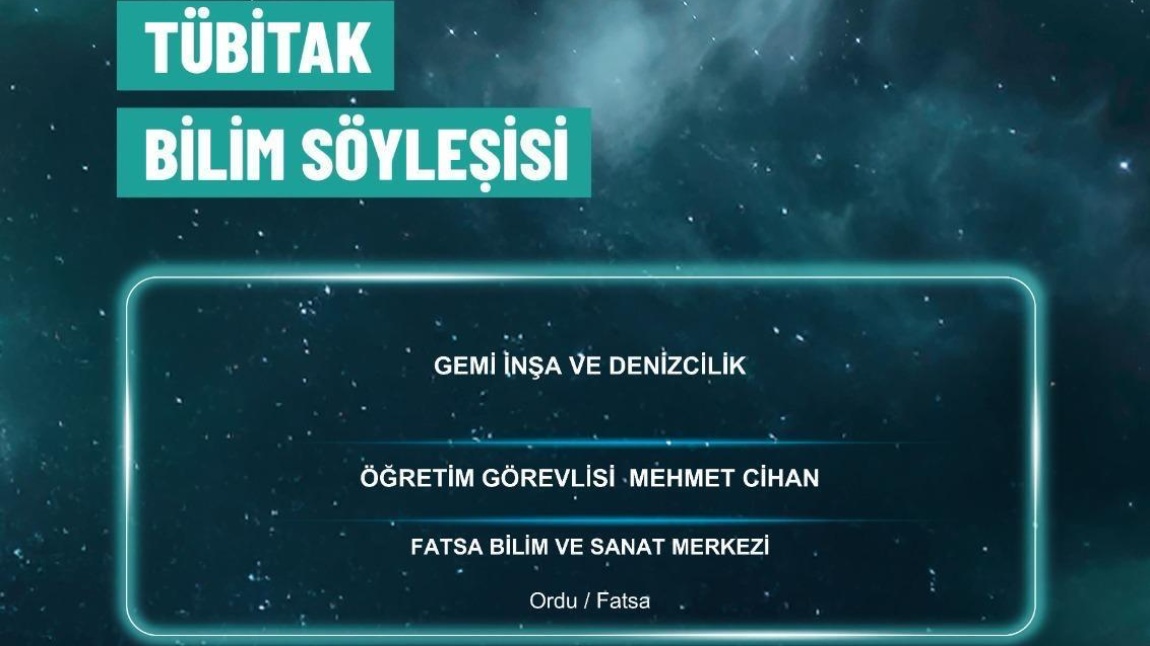 GEMİ İNŞA VE DENİZCİLİK İLE İLGİLİ TÜBİTAK SÖYLEŞİSİ GERÇEKLEŞTİRDİK